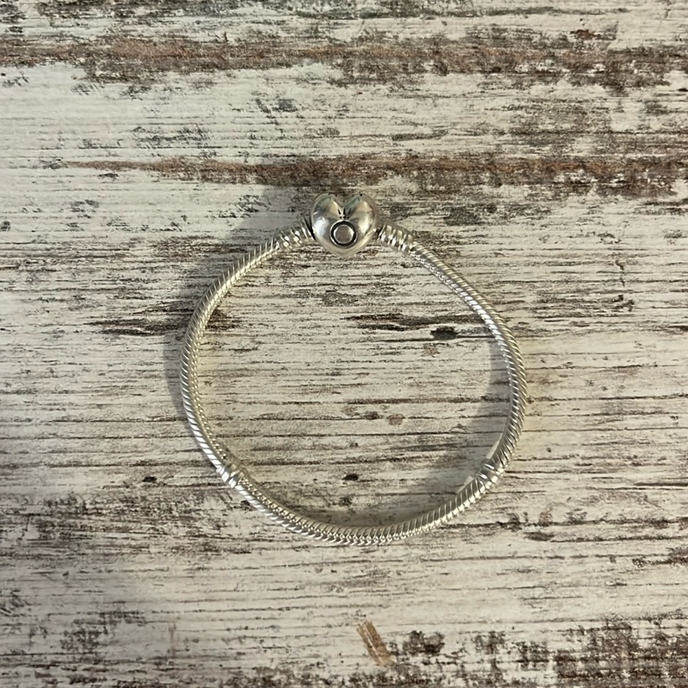 Pandora ‘Moments Heart Clasp Snap Chain Bracelet